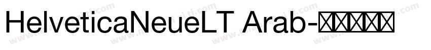 HelveticaNeueLT Arab字体转换